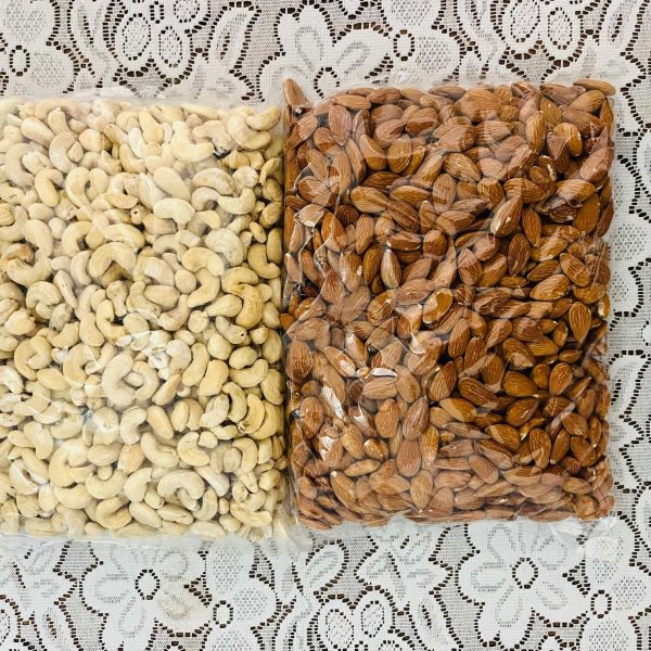 100gm - Almonds & Cashew Nuts Combo Pack - (Almonds 50gm + Cashew Nuts 50gm)