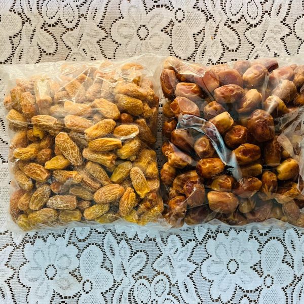 500gm - Dates Combo - (Dry Dates 250gm + Zahidi Dates 250gm) Combo Pack – Healthy Dry Fruits (Best Quality)