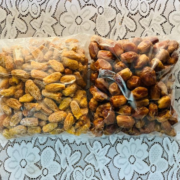 2kg - Dates Combo - (Dry Dates 1kg + Zahidi Dates 1kg) Combo Pack – Healthy Dry Fruits (Best Quality)
