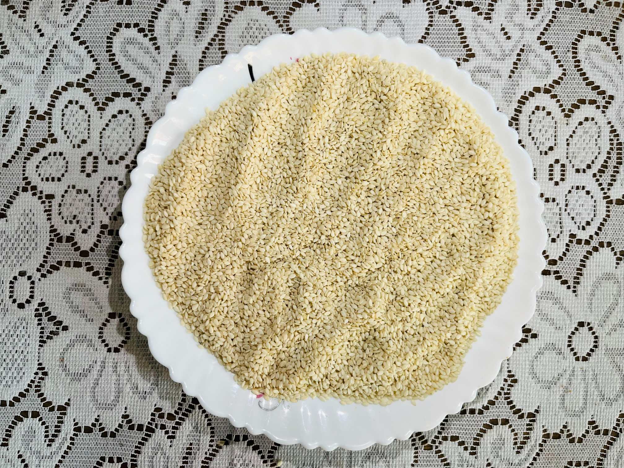 White Sesame Seeds (Sada Til _ Sada Teel) – 2 100gm - White Sesame Seeds (Sada Til / Sada Teel) – Premium Quality Natural Til Seeds - Image 1