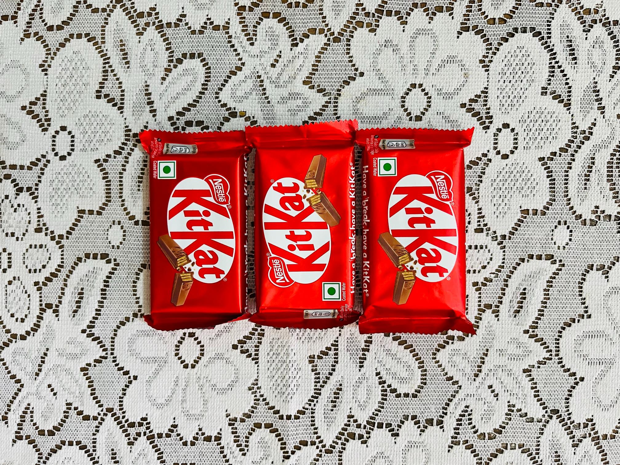 IMG_5690 KitKat Chocolate 3 pieces – Crispy Wafer with Smooth Milk Chocolate - Image 1