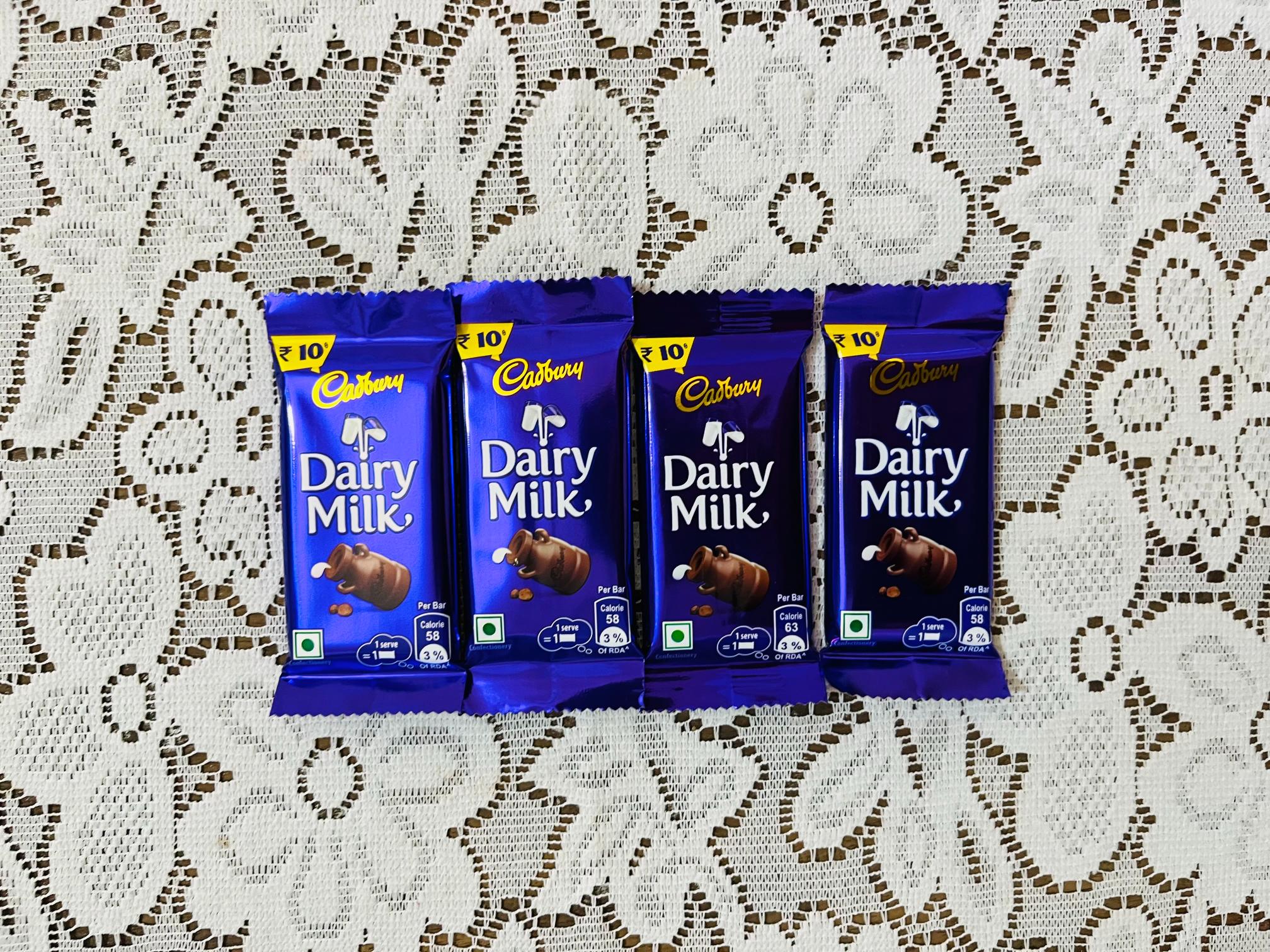 IMG_5695 Cadbury Dairy Milk Chocolate 4 pieces – Creamy Milk Chocolate Bar - Image 1
