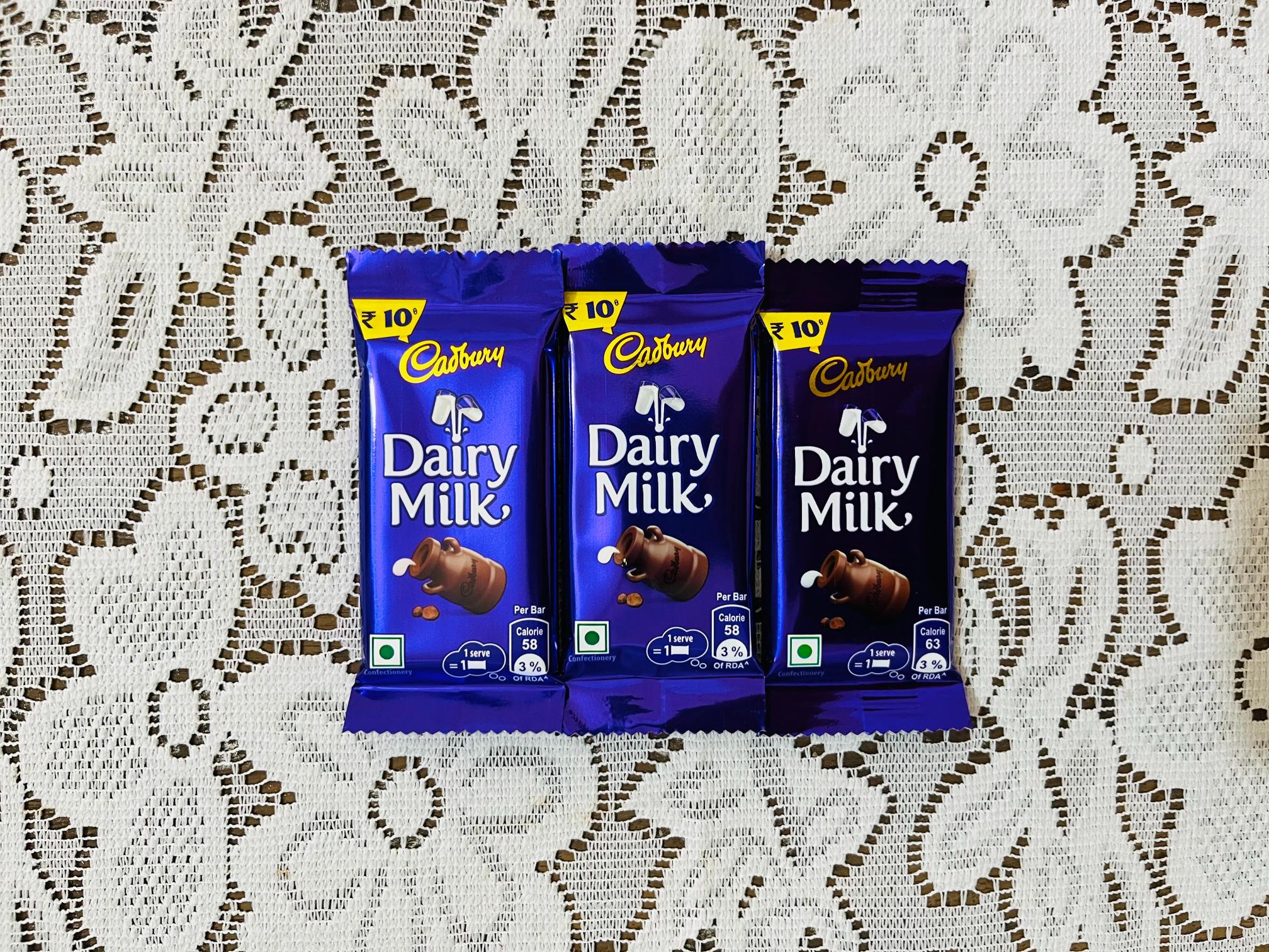 IMG_5699 Cadbury Dairy Milk Chocolate 3 pieces – Creamy Milk Chocolate Bar - Image 1