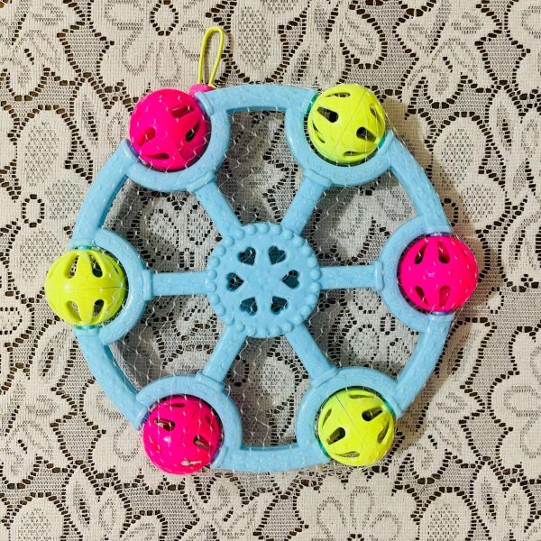 Baby Wheel Jhunjhuni Rattle Toy | Colorful Baby Hand Rattle with Multiple Sound Balls | Easy Grip Baby Toy for Newborn & Infant