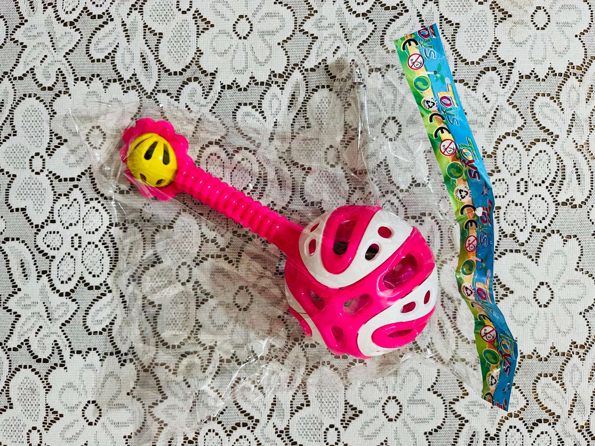 WhatsApp Image 2026-04-29 at 12.05.22 PM Baby Jhunjhuni Rattle Toy with Light & Sound | Colorful Flashing Light Baby Rattle Toy for Newborn & Infant | Safe Baby Hand Toy - Image 1