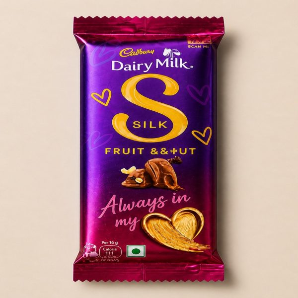 Cadbury Silk Fruit & Nut Chocolate – Creamy Dairy Milk Chocolate with Dry Fruits