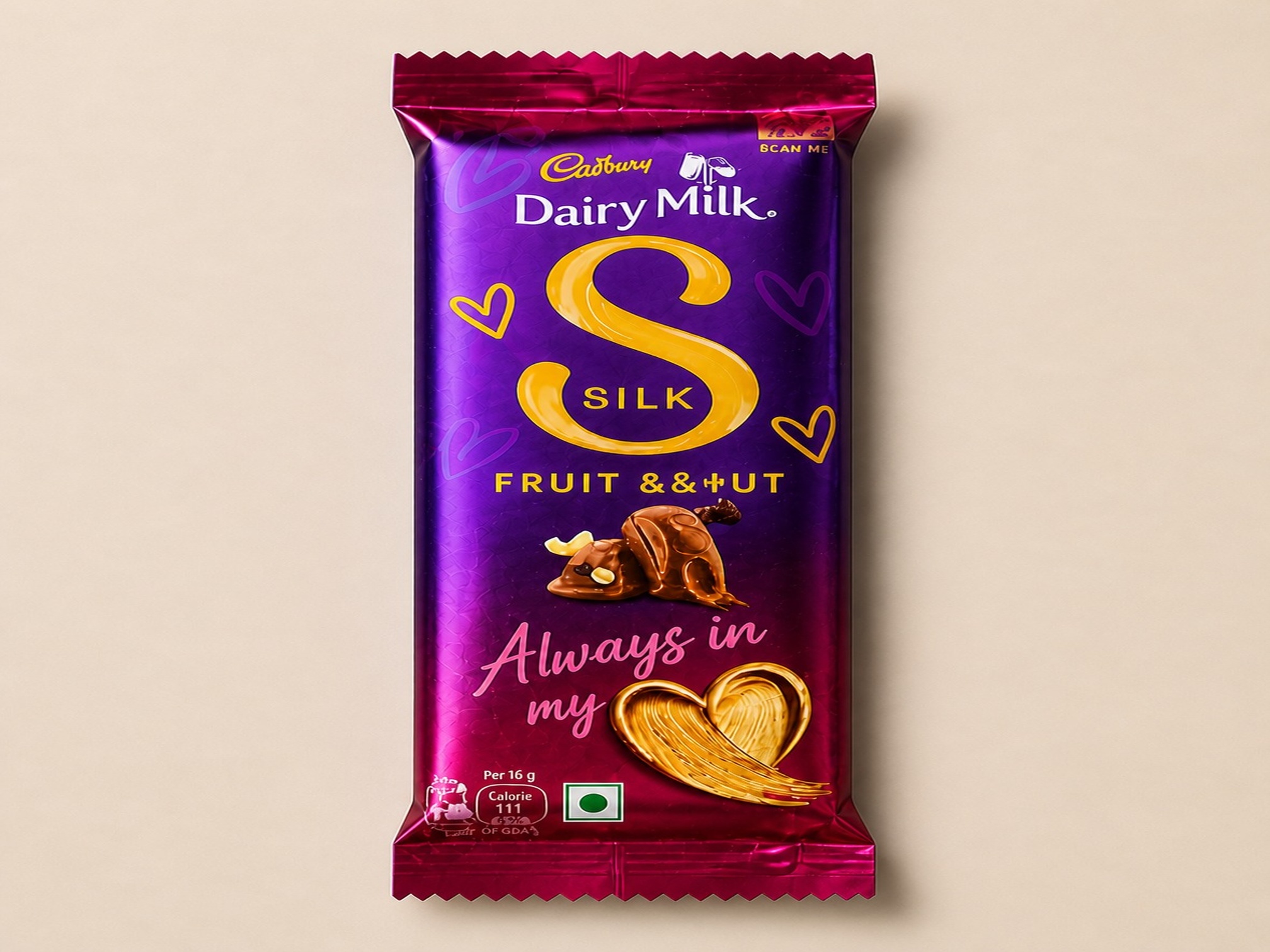 Cadbury_Silk_Fruit_Nut_2016x1512 Cadbury Silk Fruit & Nut Chocolate – Creamy Dairy Milk Chocolate with Dry Fruits - Image 1